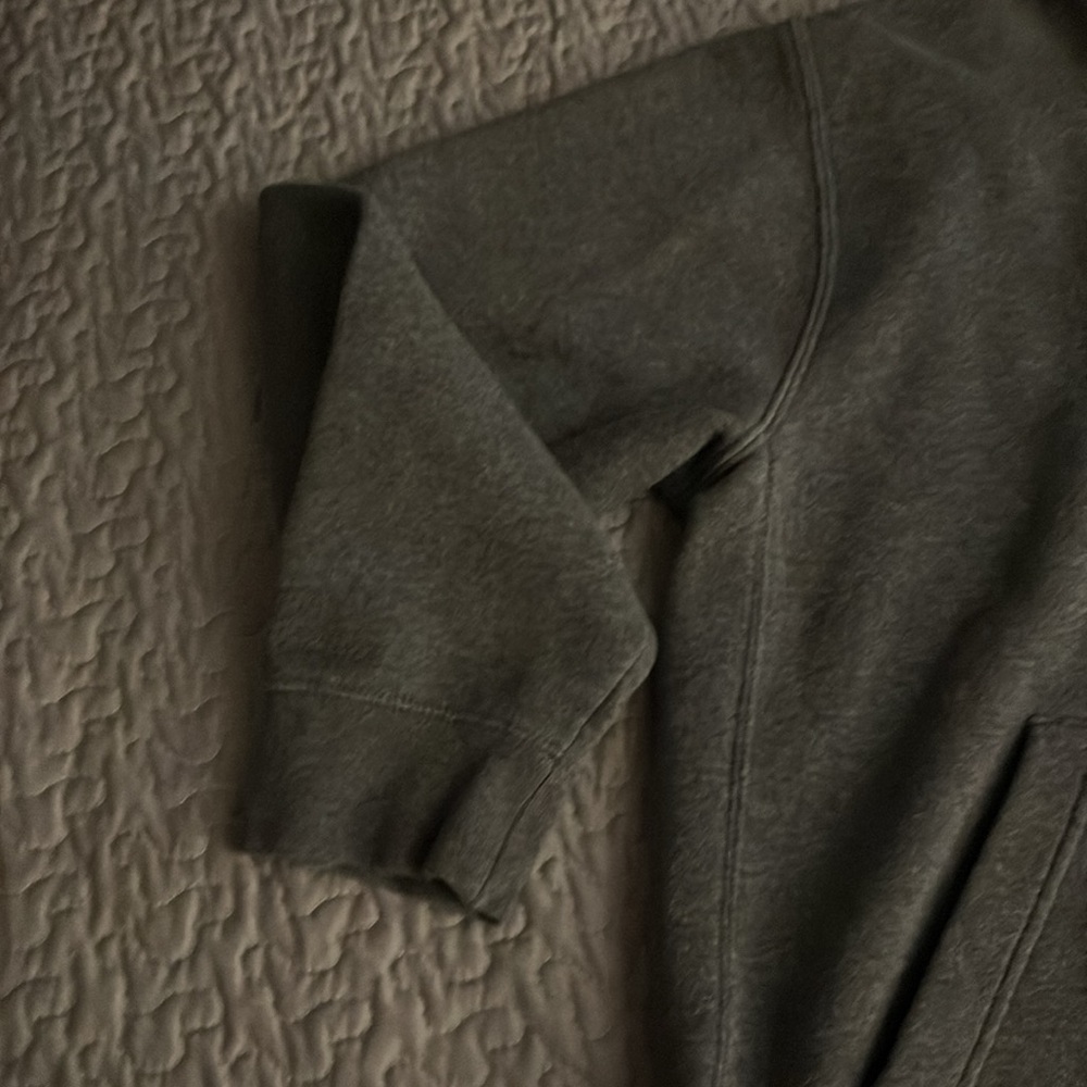 Nike Men's Charcoal Fleece Hoodie - Picture 6 of 8